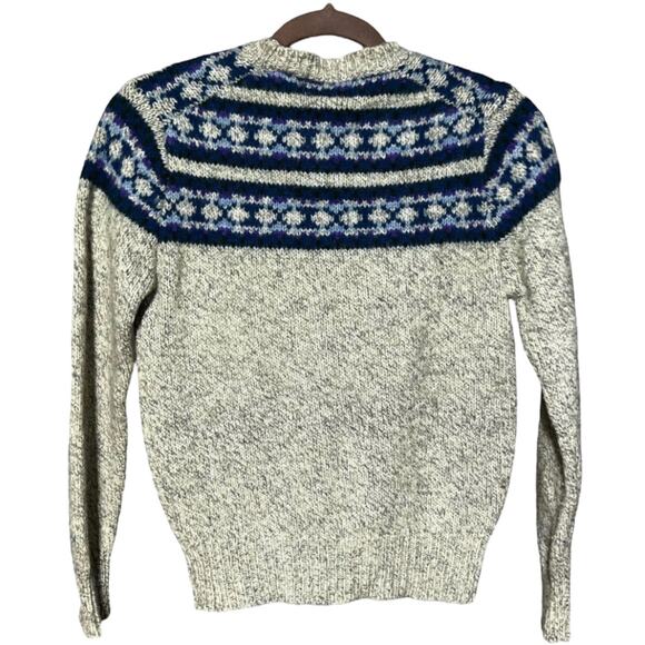 Vintage Northern Isles Kids Fair Isle Wool Sweater Children's Large - Picture 8 of 8